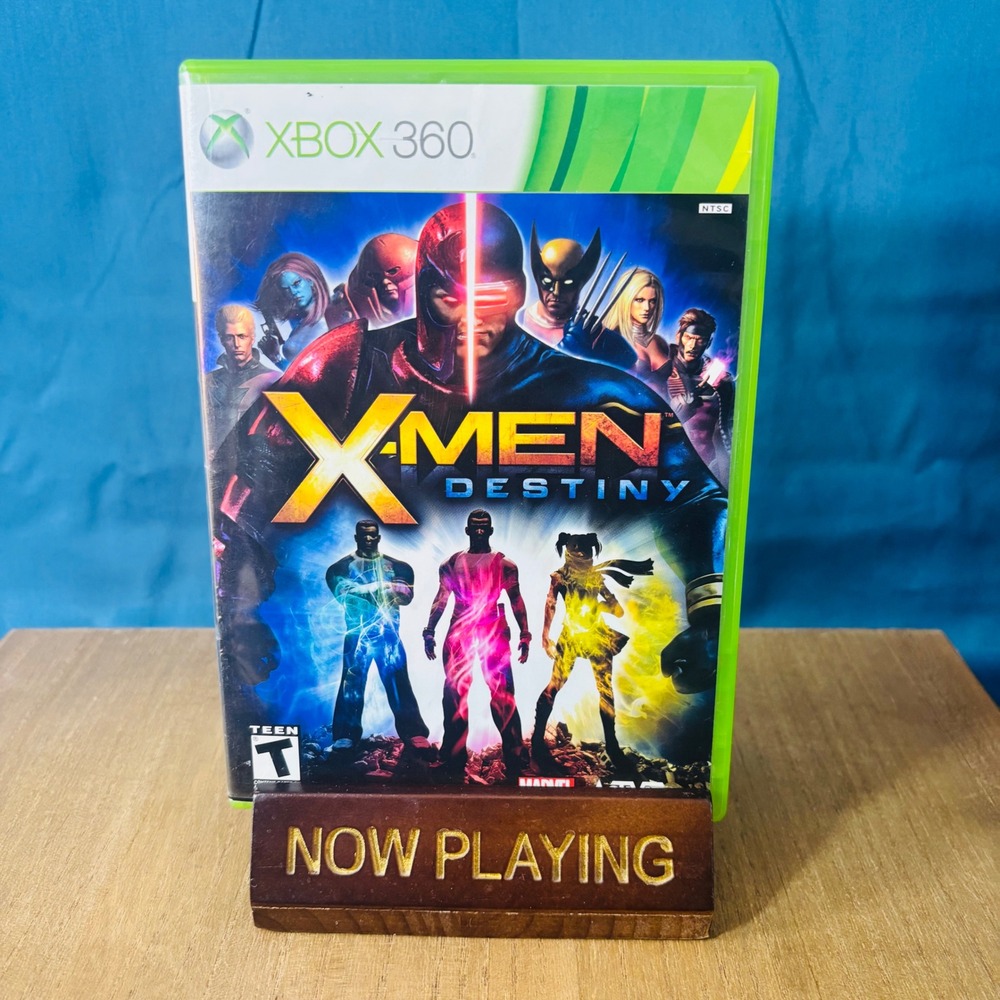 X-Men Destiny Xbox 360 Marvel Activision Action RPG Game Case & Disc